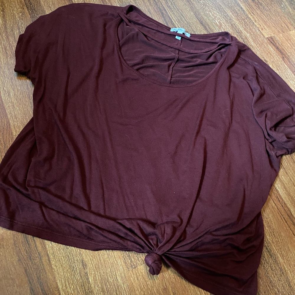 Crop top with string detail